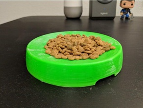 frustration-free cat bowl pets food pet 3d print model - Mito3D