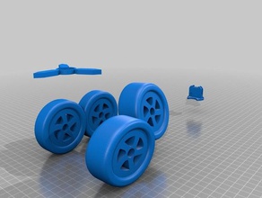 fidget racer L'impression 3d 3d print model - Mito3D