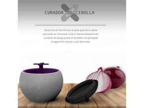 curador cebolla cuisine et salle à manger alimentation les aliments ustensiles de l'oignon 3d print model - Mito3D