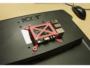gwen'in en az pi durumda bilgisayar raspberry vesa 75 3d print model - Mito3D