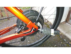 stromer st1x bicicleta remolque adaptador de placa weber enganche al aire libre y jardín 3d print model - Mito3D