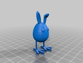 wabbit brinquedos & games coelho a páscoa coelhinho da ovo 3d print model - Mito3D