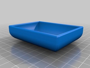 simple soap dish drain bathroom 3d print model - Mito3D
