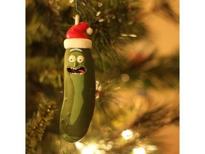 pickle rick - adorno de navidad personas 3d print model - Mito3D