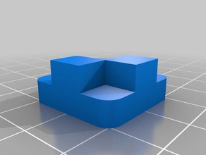 lulzbot taz 6 modulare print-Bett Ecke montiert 3d Drucker Zubehör 3d print model - Mito3D