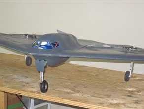 mesa kfm b2 bomber canopy r c vehicles 3d print model - Mito3D