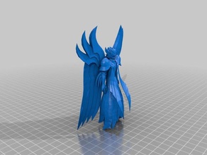 god cloth surplice - thanatos toys & games action figure saint seiya static 3d print model - Mito3D