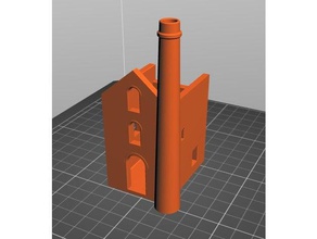 tin mine buildings & structures cornwall engine house poldark 3d print model - Mito3D
