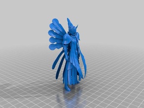 god cloth surplice - hypnos toys & games action figure saint seiya static 3d print model - Mito3D