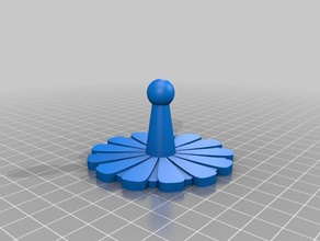 çiçek havlu tutucu - hiç delik yok banyo 3d print model - Mito3D