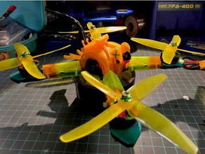 king flippy nips shrike v2 r c vehicles burnincoco drone fpv racing fpvcoco kiss morty multicopter quad quadcopter rick xlabs 3d print model - Mito3D
