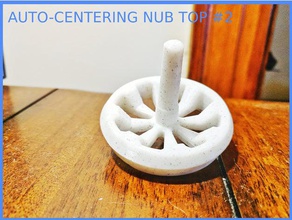 Kreisel auto-Zentrierung-Tipp 2 Spielzeug & Spiele zappeln spinner spinning top - 3d print model - Mito3D