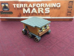 peregrino sonda modelo de robôs boardgame marte mars rover a terraformação token 3d print model - Mito3D