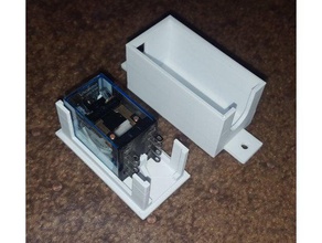 omron ice cube relay-box - Elektronik box home-automation relais relais-box 3d print model - Mito3D