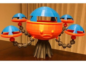 octonaughts octopod hq giochi e giocattoli 3d print model - Mito3D