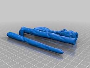 remixed fleur wand props 3d print model - Mito3D