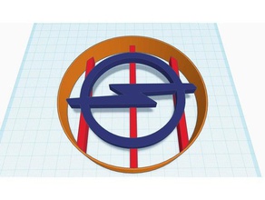 opel logo à l'emporte-pièce cuisine et salle manger voiture cookie emporte-pièce cutter fandom 3d print model - Mito3D