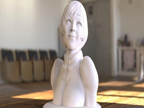 yuffie sculptures final fantasy 3d print model - Mito3D