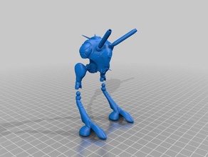 hamle yaptı robotech - zentradi battlepod model robotlar night mecha scifi 3d print model - Mito3D