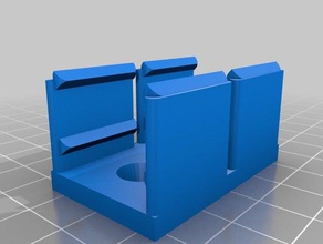 clip barrina led t5 apparecchio strumenti garagelab 3d print model - Mito3D