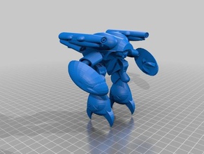 robotech - invid shock trooper fait bouger modèle de robots la créature macross zentradi scifi 3d print model - Mito3D