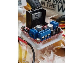 l298n mount electronics 3d print model - Mito3D