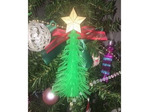 tüylü hexmas tek çift ekstruzyon ağaç 2d sanat batman çan Noel kıllı jingle kokuyor xmas 3d print model - Mito3D