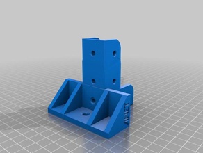 a2 base de soporte bobina orificios montaje La impresión en 3d 3d print model - Mito3D