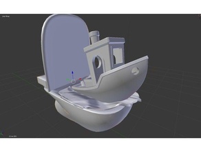 benchy wc 3d-drucken 3d print model - Mito3D