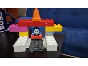 trackmaster thomas tunnel lego duplo construction toys plarail 3d print model - Mito3D