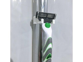 4 halter f r nassrasierer holders wet razors bathroom rasierer razor holder shaver stand 3d print model - Mito3D