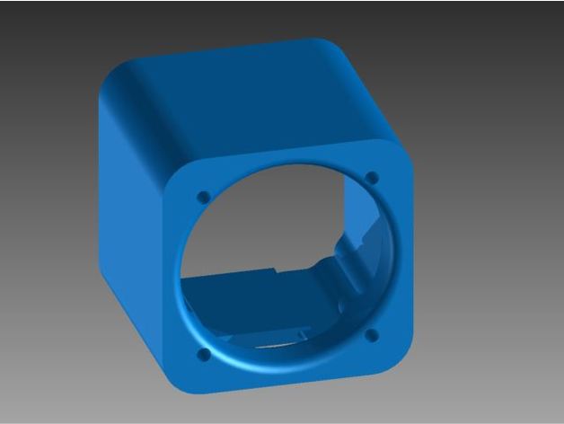 stepper motor fan shroud 40mm 3d printer parts bowden extruder duct 3D print model - Mito3D