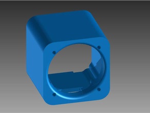 stepper motor fan shroud 40mm 3d printer parts bowden extruder duct 3d print model - Mito3D