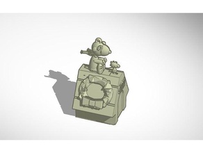 snoopy ' s christmas Dekor 3d print model - Mito3D