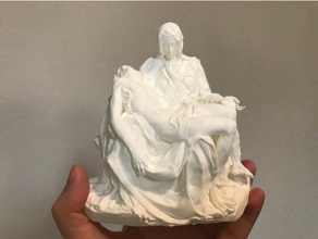 pieta scans & replicas jesus mary michelangelo sculpture 3d print model - Mito3D