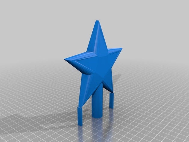 árbol de navidad estrellas 2017 La impresión en 3d Impresora arduino la estrella 2 filamento el led pla repetier-host reprap lapso tiempo 3D print model - Mito3D