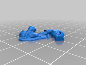 right arm remake overwatch tracer 3d printing 3d print model - Mito3D