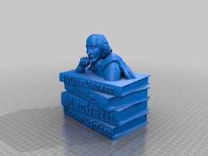 shakespeare 3d printing 3d print model - Mito3D