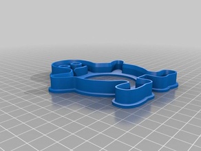 babba cookie-cutter Küche und Esszimmer babblarna cookie cookiecutter cutter 3d print model - Mito3D