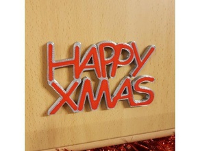 feliz navidad decoración de la decoraciones adorno adornos 3d print model - Mito3D