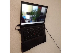thinkpad 440s wall mount office laptop rsdoc 3d print model - Mito3D