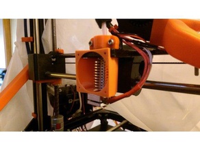 heat sink fan shroud flsun i3 e3d v6 3d printer parts 3d print model - Mito3D