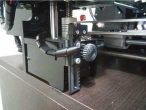 anet a6 a8 z end stop adjustment gear knob 3d printer accessories 3d print model - Mito3D