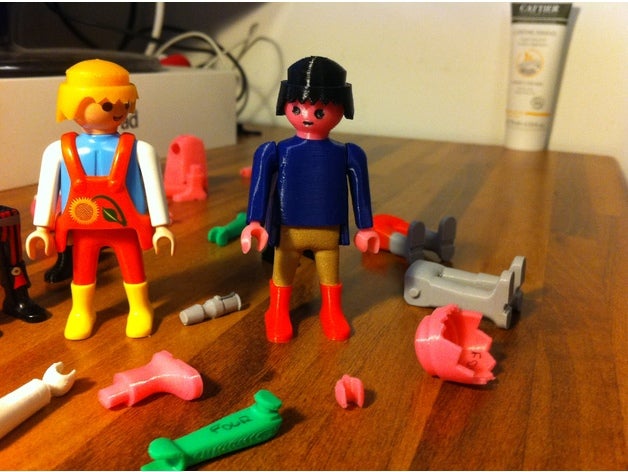 stampabile funzionale playmobil giocattolo & accessori di gioco 3D print model - Mito3D