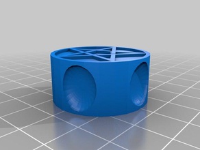 pentáculo extrusor de tornillo Impresora 3d las piezas extrusora filamento la rueda paganos wicca 3d print model - Mito3D