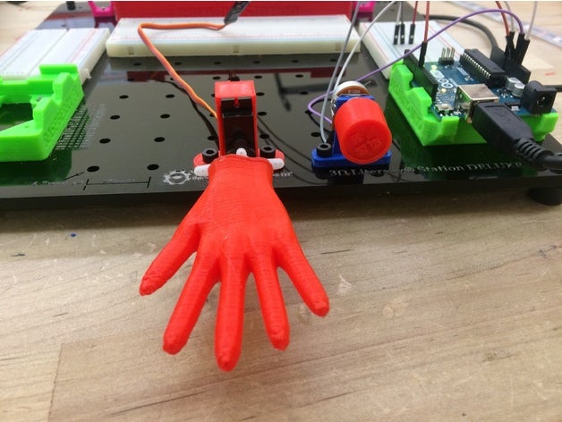 3dx-servo-pot-hand 3d-drucken 3dx hand potentiometer servo 3D print model - Mito3D