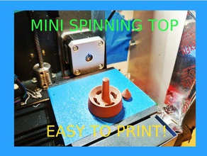 mini toupie jouets & jeux fidget spinner jouet haut 3d print model - Mito3D