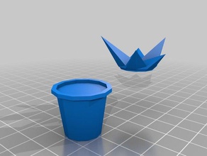 potted plant 3d printing 3d print model - Mito3D