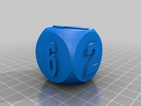 dice v1 fixed 3d printing 3d print model - Mito3D