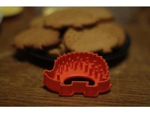 hedgehog cookie cutter kitchen & dining cookiecutter gingerbread 3d print model - Mito3D